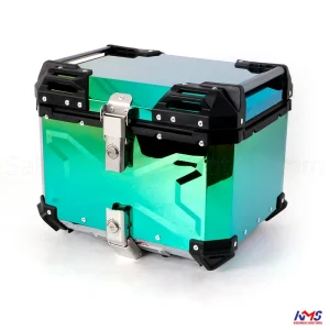 Aluminium alloy Universal Motorcycle tail box Color Plating Motorbike rear Bag scooter top Case