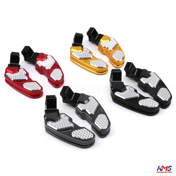 CNC Aluminium Alloy Modify Motorcycle Rear Footrest Racing Bike thicken Foot Pedal For honda PCX125 150 - Image 7