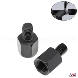 Motorcycle ATV Rear View Mirror M10-M8 adaptor scooter cub mirror install transfer screw