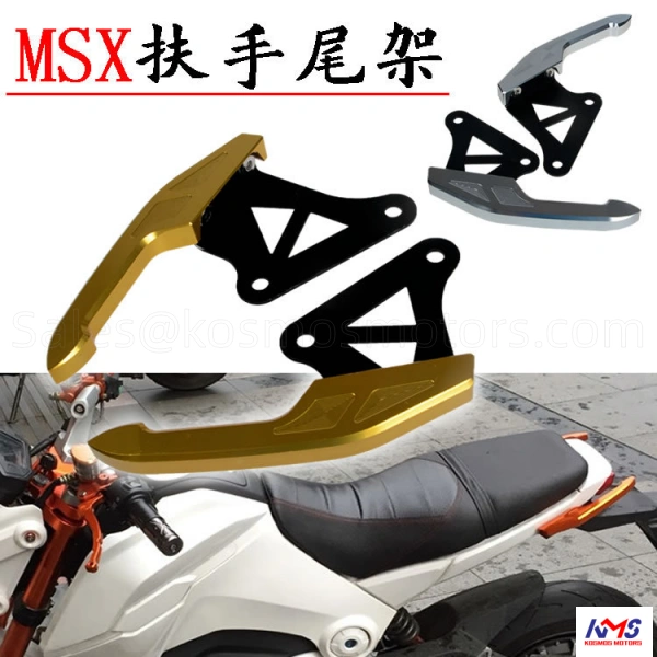 CNC Aluminium Alloy motorcycle Drop-resistant rear handrail armrest back rail for HONDA MSX125 - Image 5