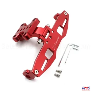 Modify Aluminium Alloy TFX150 motorcycle foldable License plate rack rear bracket with light